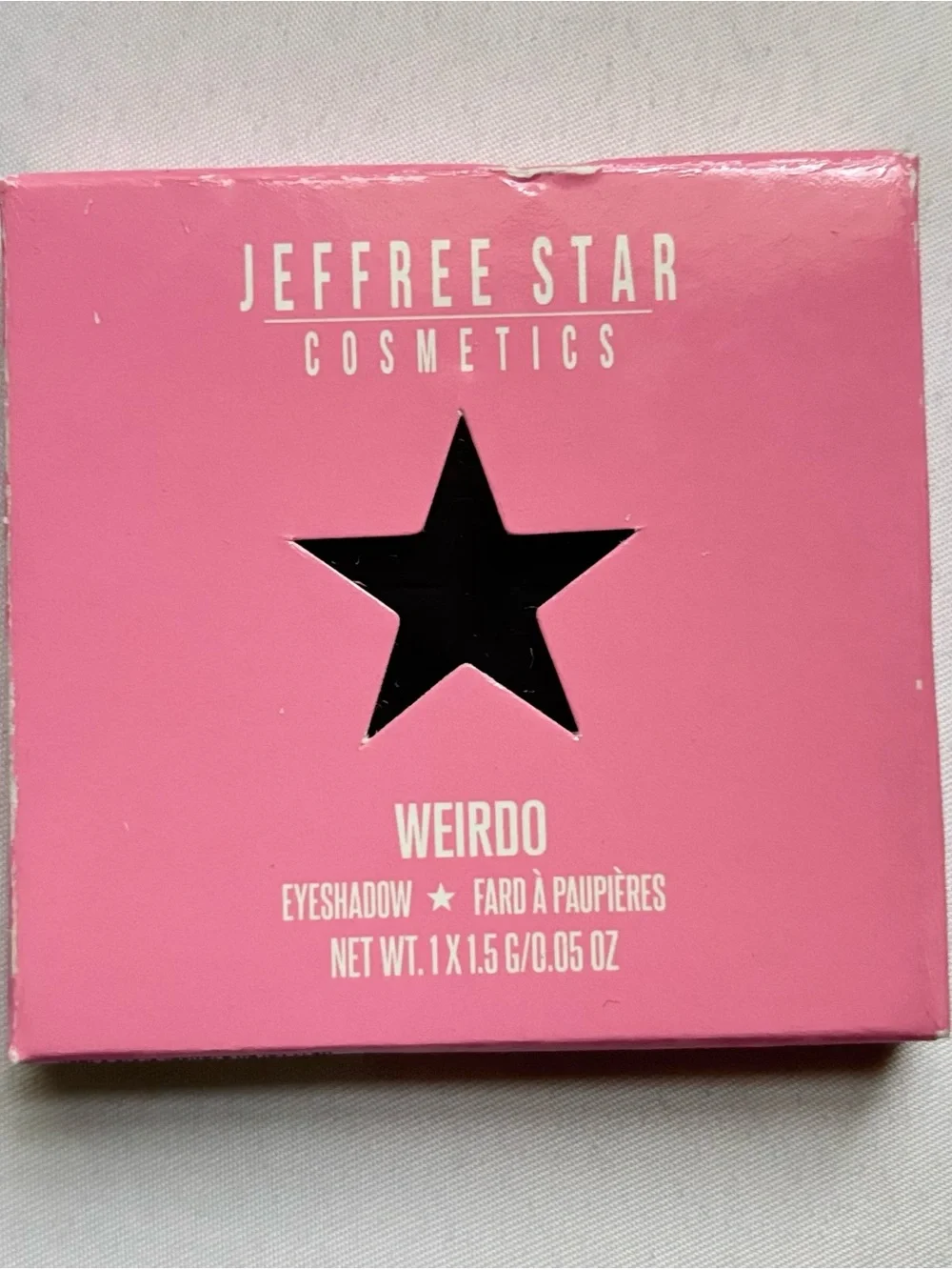 Jeffree Star Cosmetics Makeup Bundle NIB Redrum Lip, Weirdo Eye, C20.5 Concealer